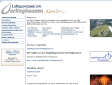 Tablet Screenshot of flugplatz-oerlinghausen.de